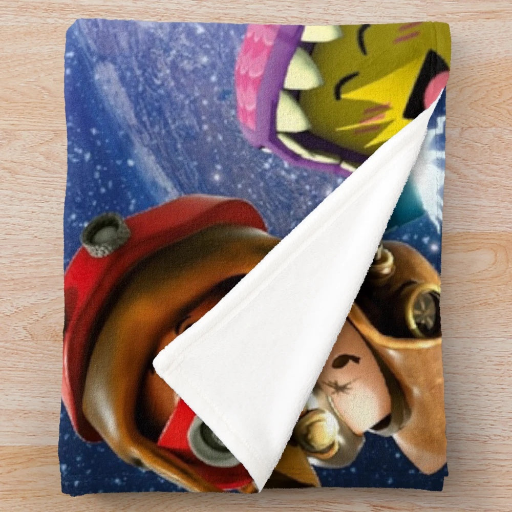 Roblox-themed plush blanket perfect for gaming and relaxing