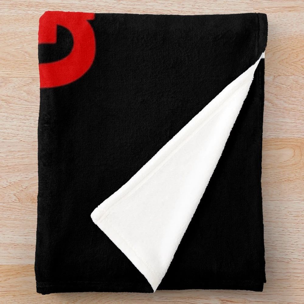 Dave Grohl inspired plush blanket with rock music design