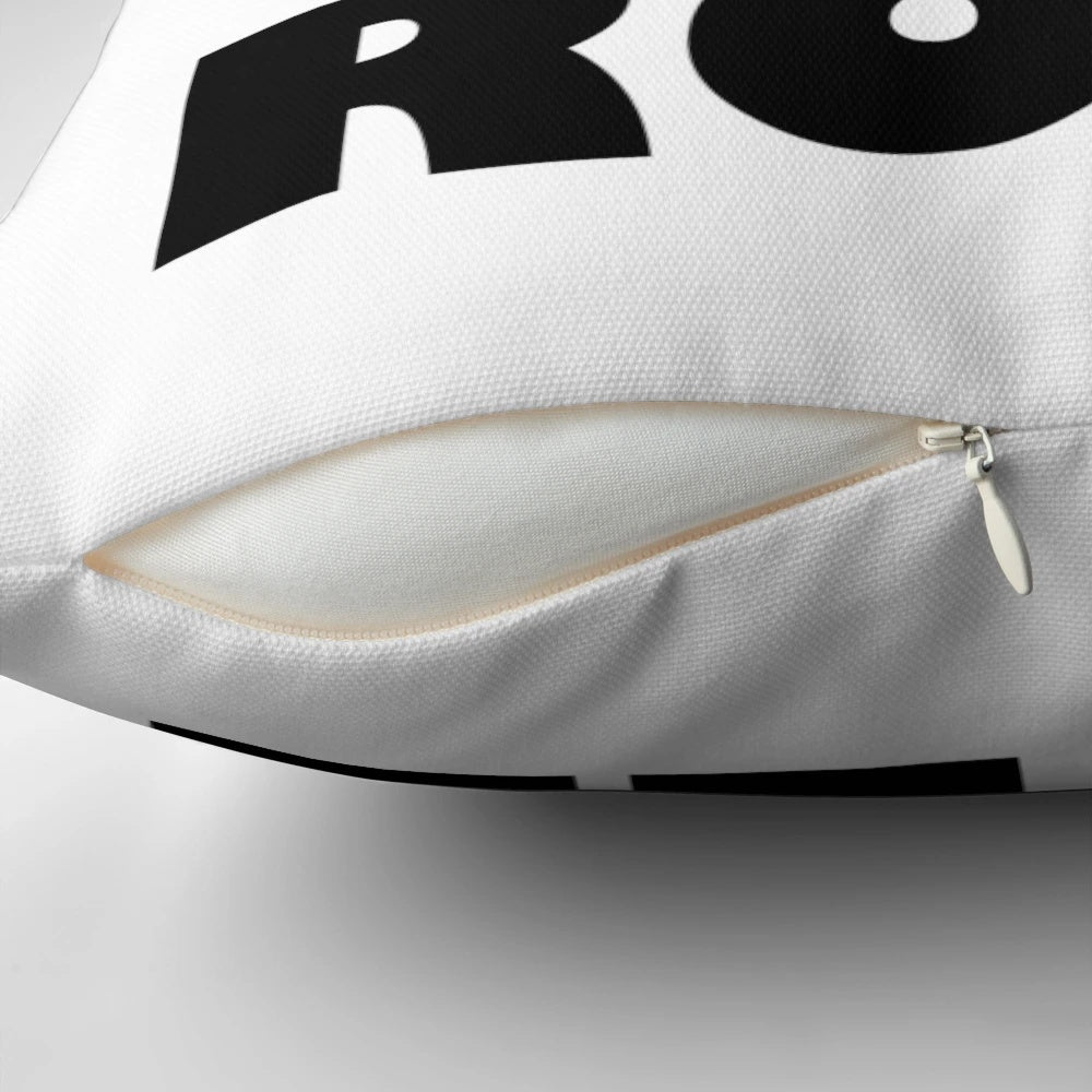 Rock 'n' Roll Pillow featuring Oasis and Liam Gallagher inspired design