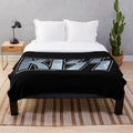 KISS Band Thunder Logo Design Plush Blanket