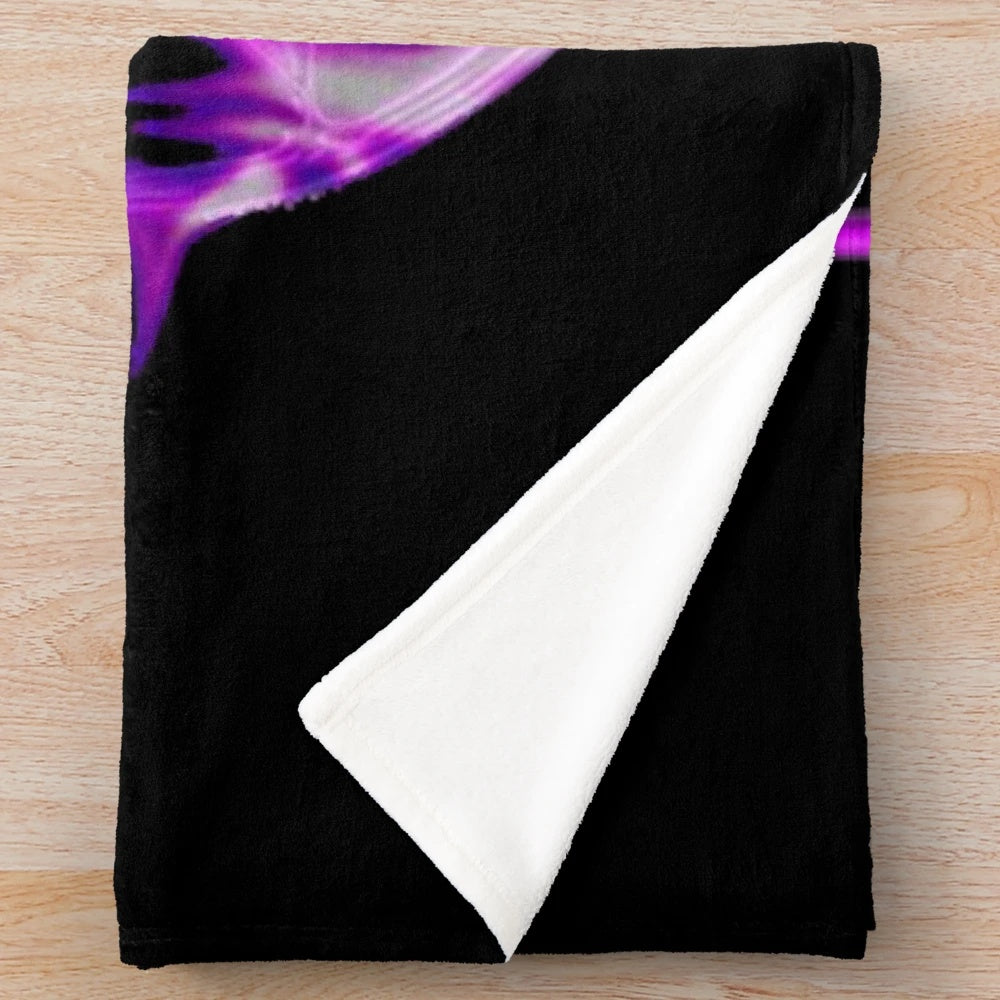 Cozy plush blanket featuring band-inspired artwork and graphics