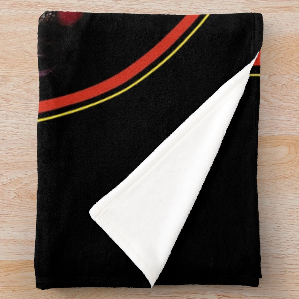 KISS Band Logo with Members Plush Blanket
