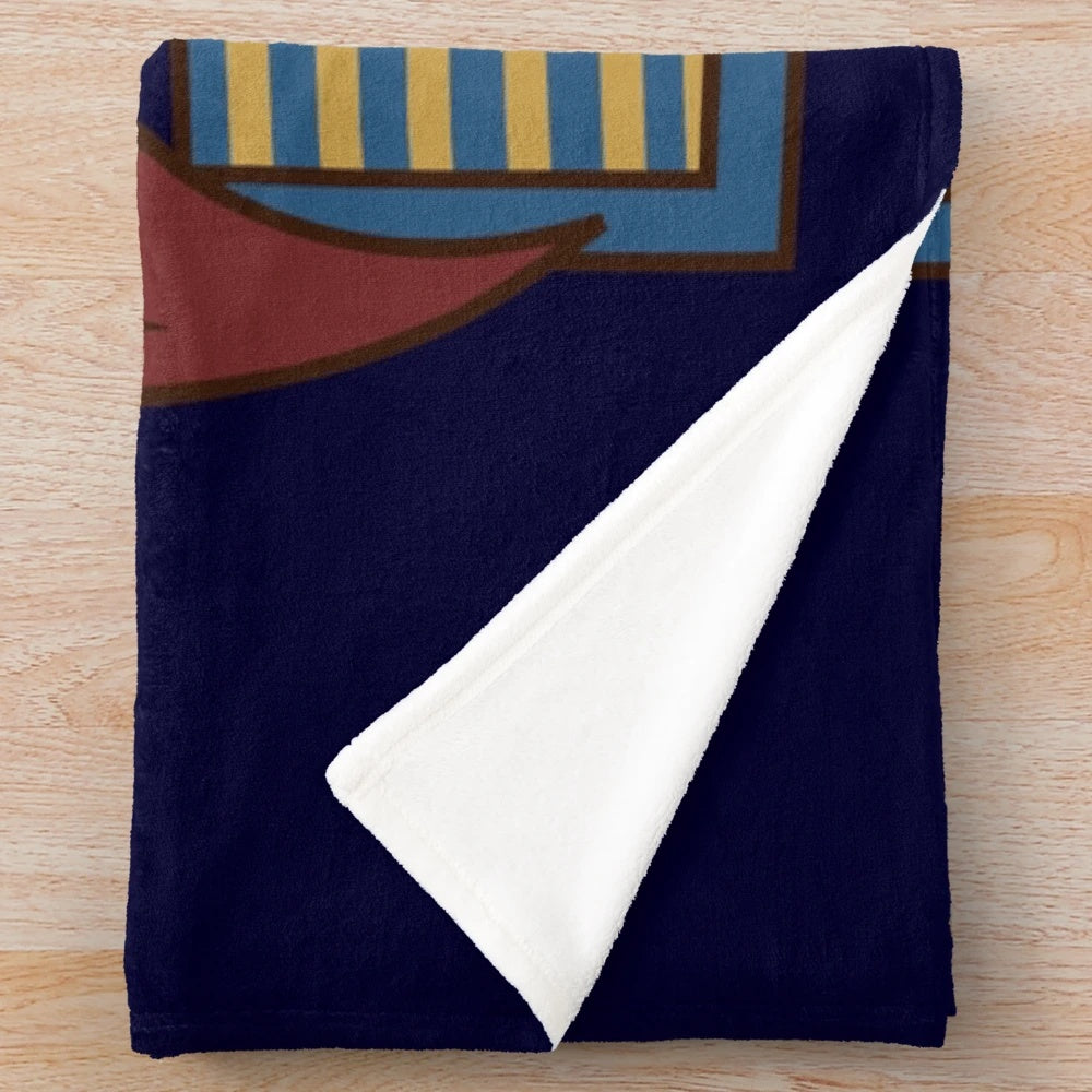 Rodan inspired plush blanket featuring the iconic radio wave monster