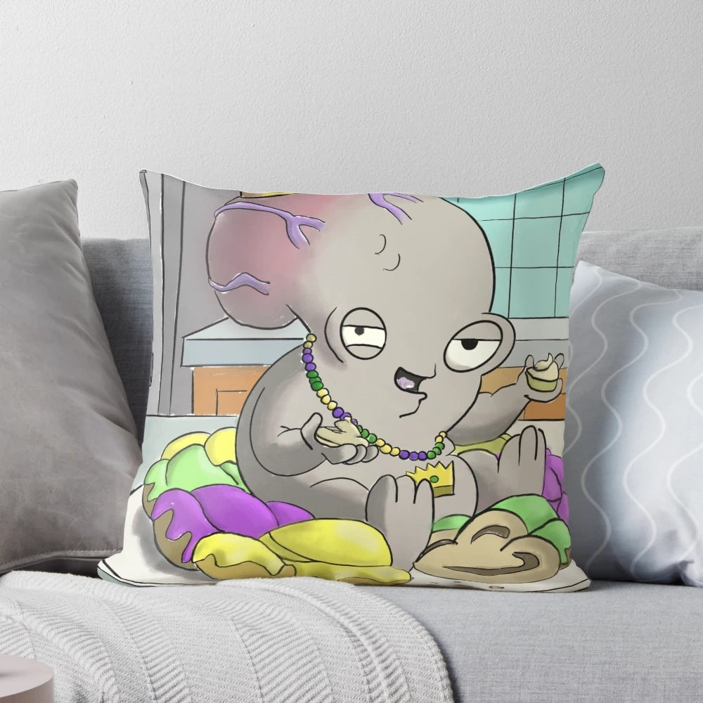 Rogu from American Dad Cartoon Character Pillow