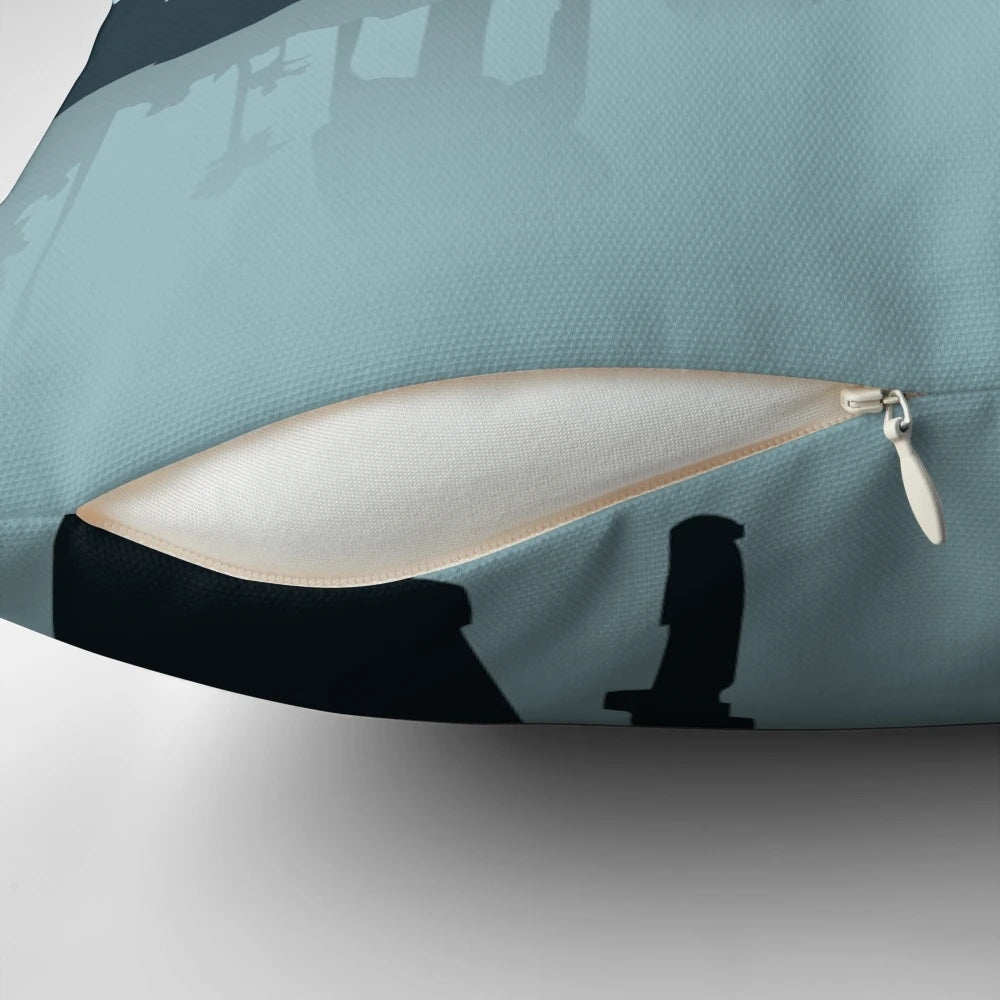 Rogue One AT-AT Stormtrooper Scarif Pillow, a high-quality decorative pillow featuring iconic characters and scenes from the Star Wars universe.