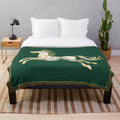 Rohan plush blanket featuring the iconic banner of Rohan