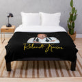 Roland Kaiser-inspired plush blanket, featuring the beloved German schlager singer