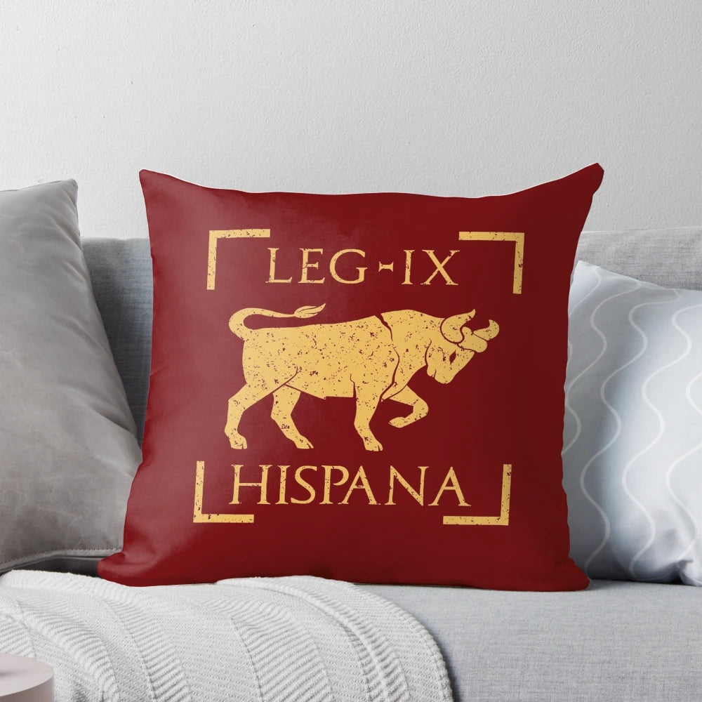 Legio IX Hispana Roman Legion Taurus Emblem Pillow