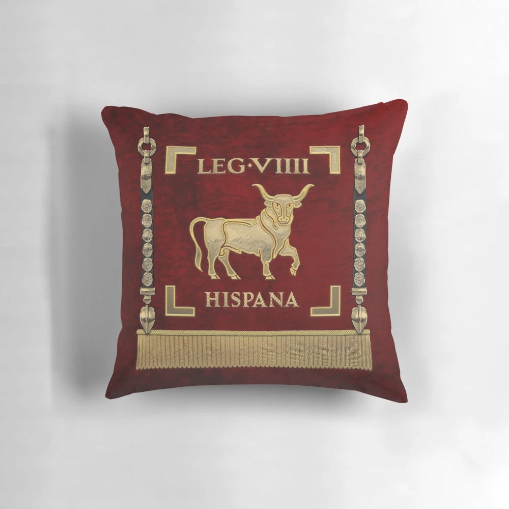 Standard of the Spanish 9th Roman Legion (Legio IX Hispana) Vexillum Pillow
