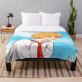 Anime-inspired plush blanket with Usui Takumi and Ayuzawa Misaki design