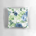 Exquisite blue rose pillow with a symbolic and inspiring design, perfect for adding a touch of romance to any bedroom or living room.