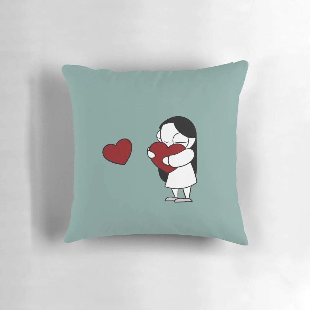 Catana Hearts Pillow - A Cozy and Adorable Gift for Couples