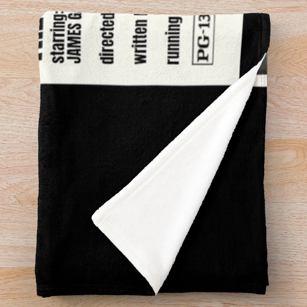 Cozy plush blanket featuring scenes from the romantic movie The Notebook