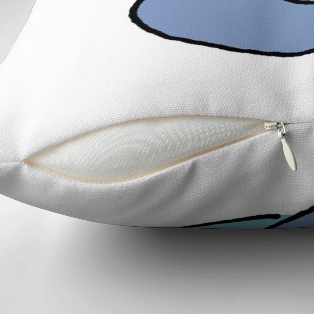 The Kiss Pillow, a soft and plush pillow perfect for cuddling and bedroom decor