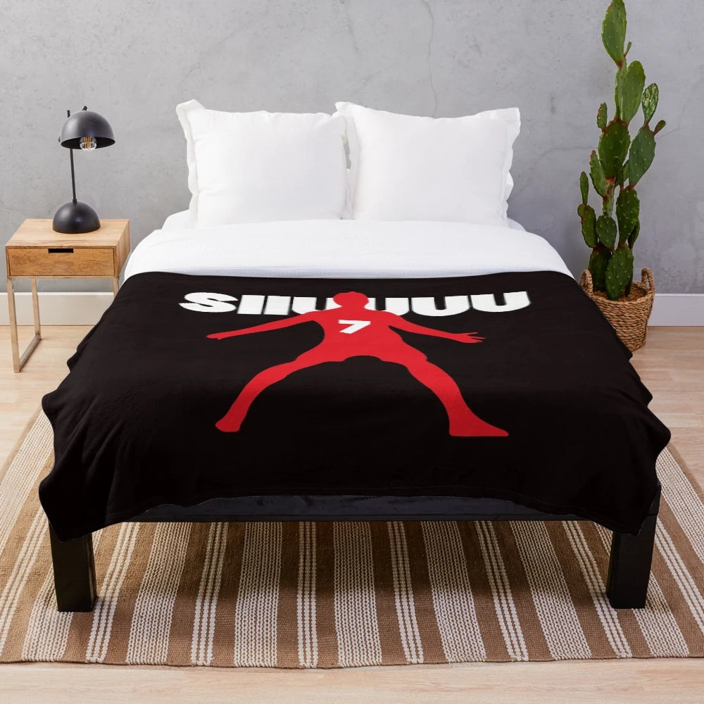 Ronaldo Inspired Plush Blanket