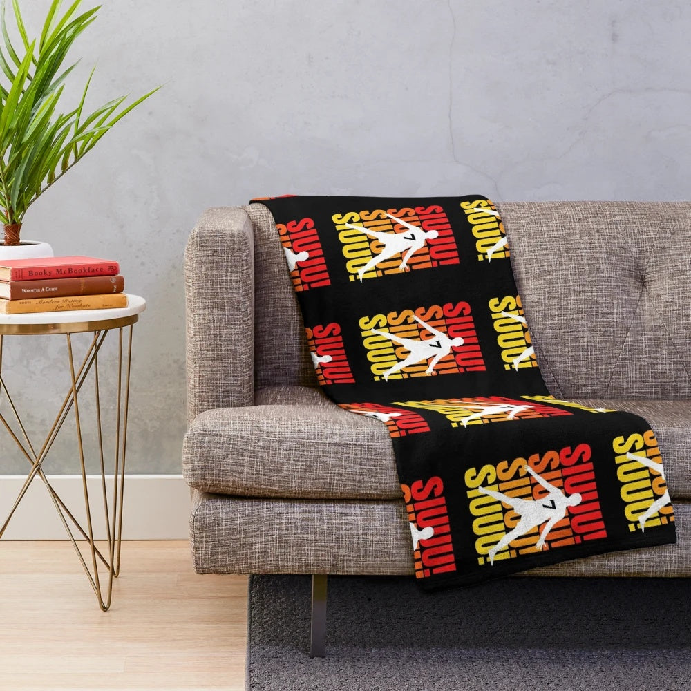Ronaldo Plush Blanket with Siu Celebration Graphic