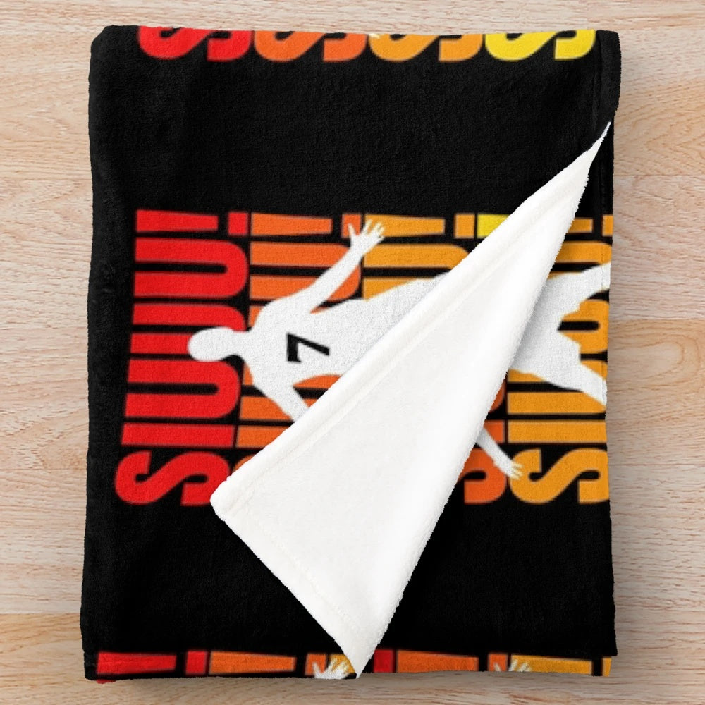 Ronaldo Plush Blanket with Siu Celebration Graphic