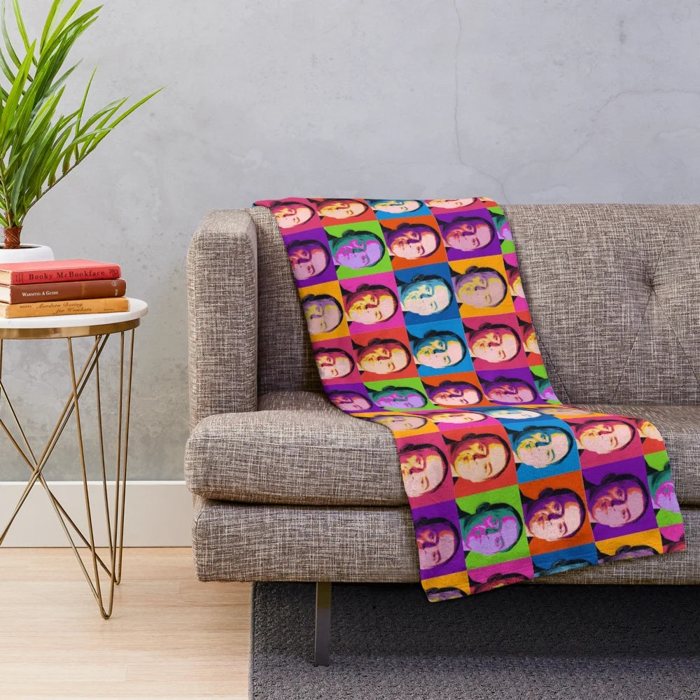 Ronnie O'Sullivan Pop Art Plush Blanket for Snooker Fans