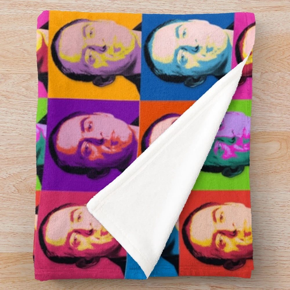 Ronnie O'Sullivan Pop Art Plush Blanket for Snooker Fans