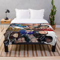 Ronnie Radke photo collage printed on a soft, cozy plush blanket