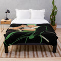Roronoa Zoro inspired plush blanket featuring the popular One Piece anime character