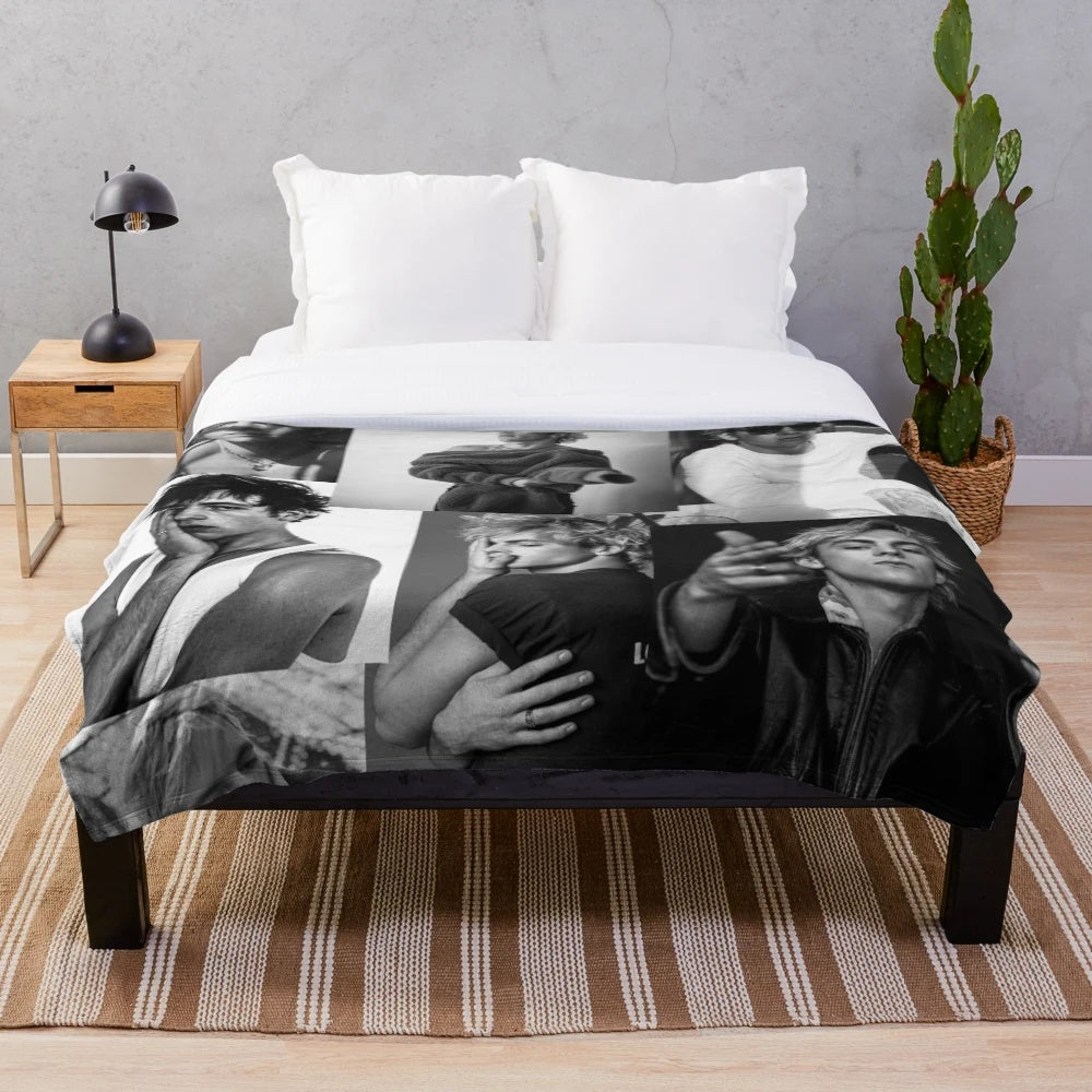 Ross Lynch Inspired Collage Plush Blanket