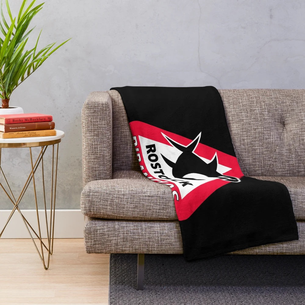 Rostock Piranhas plush blanket
