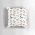 Rough collie herding dog breed pillow