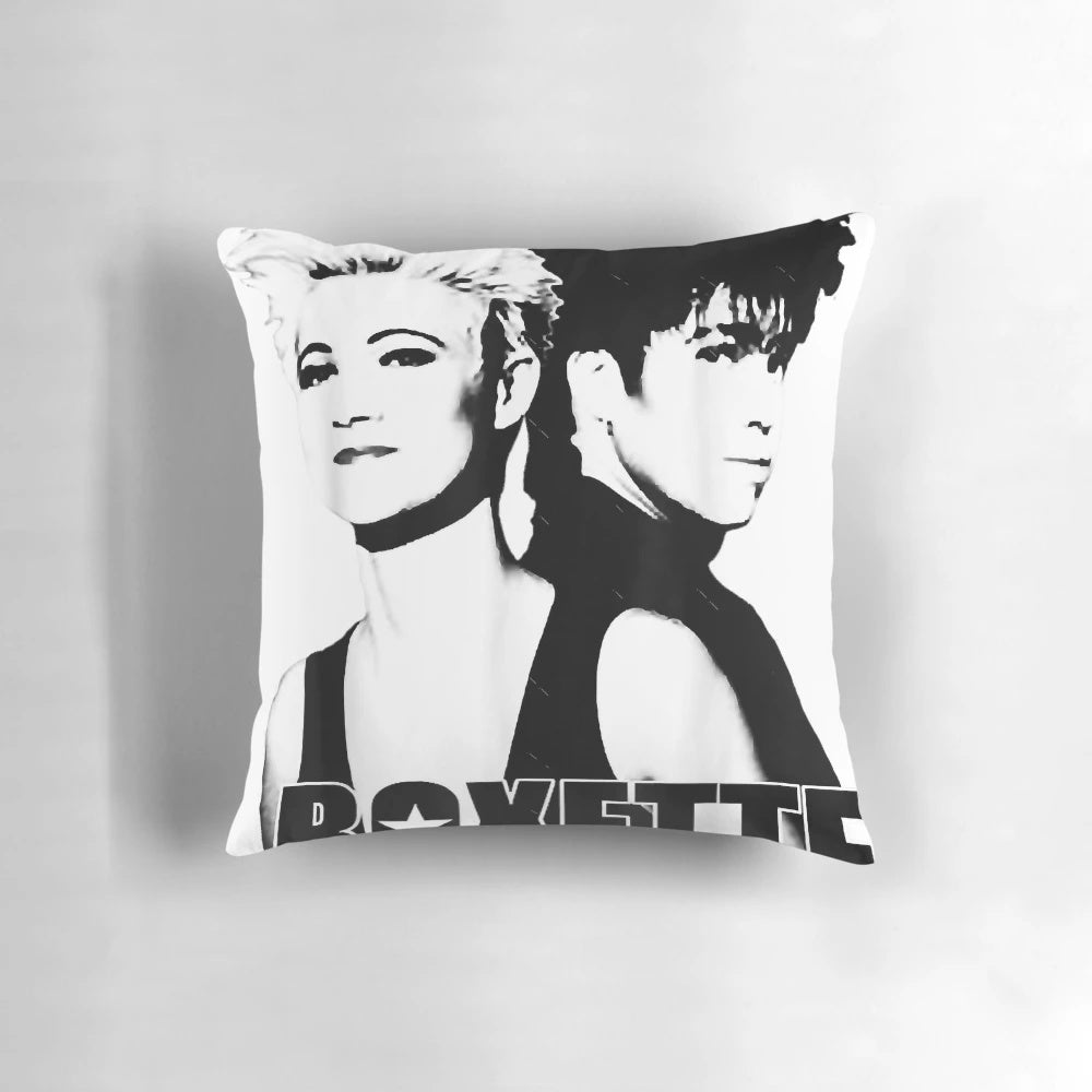 Roxette Pillow featuring the iconic 80s pop band