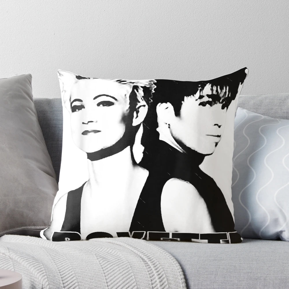Roxette Pillow featuring the iconic 80s pop band
