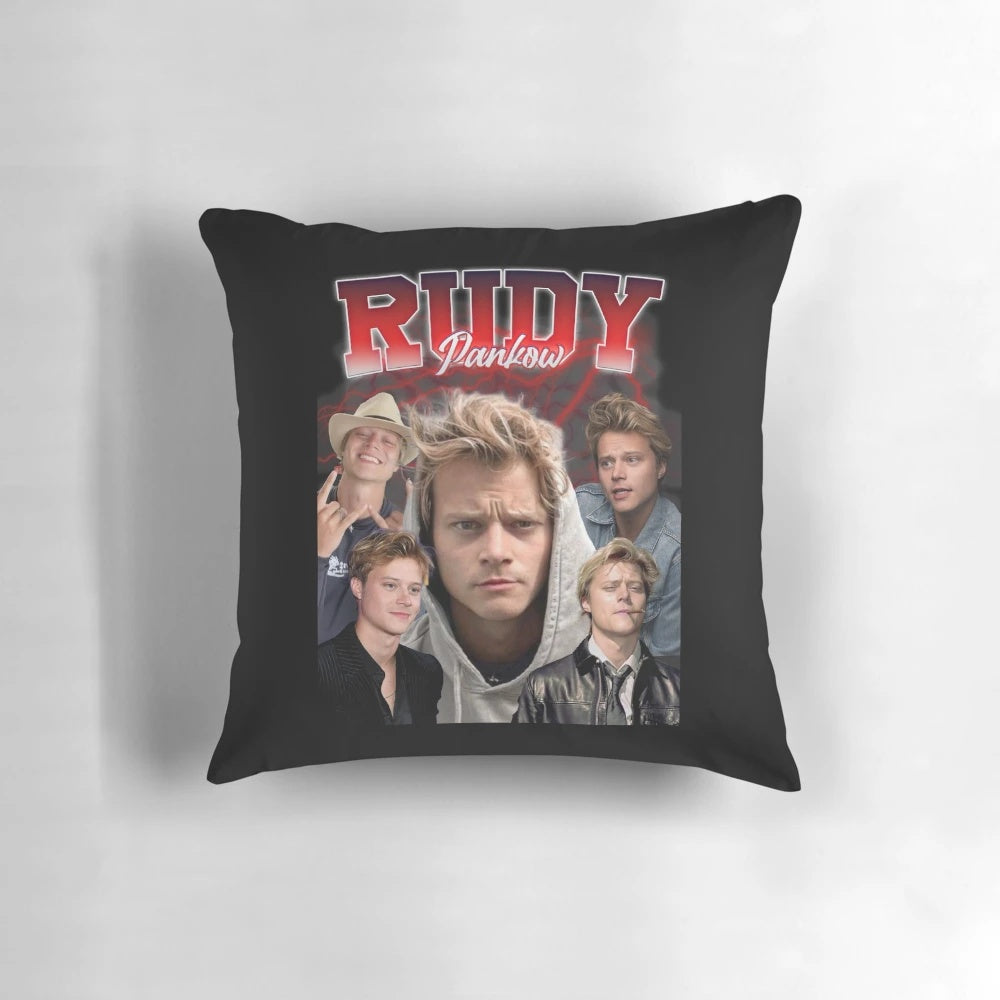 Rudy Pankow Retro Style Pillow with Vintage Aesthetic