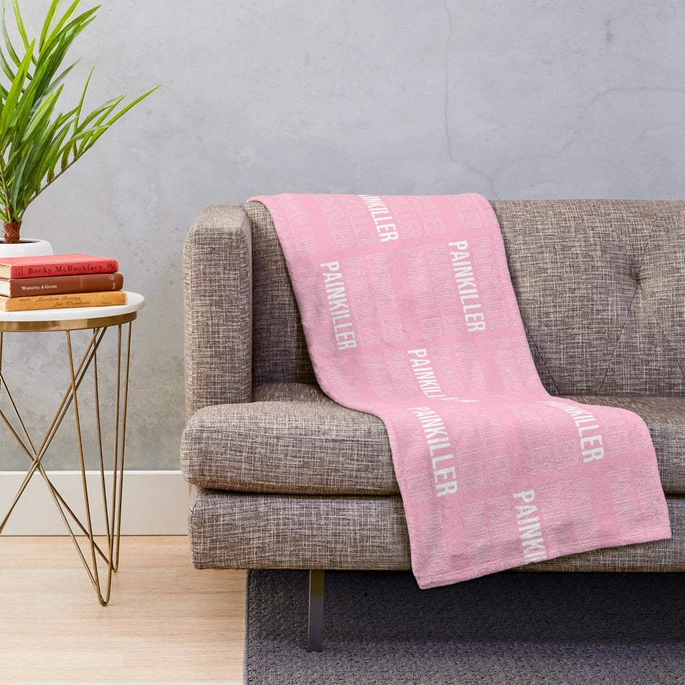 Ruel Painkiller inspired plush blanket