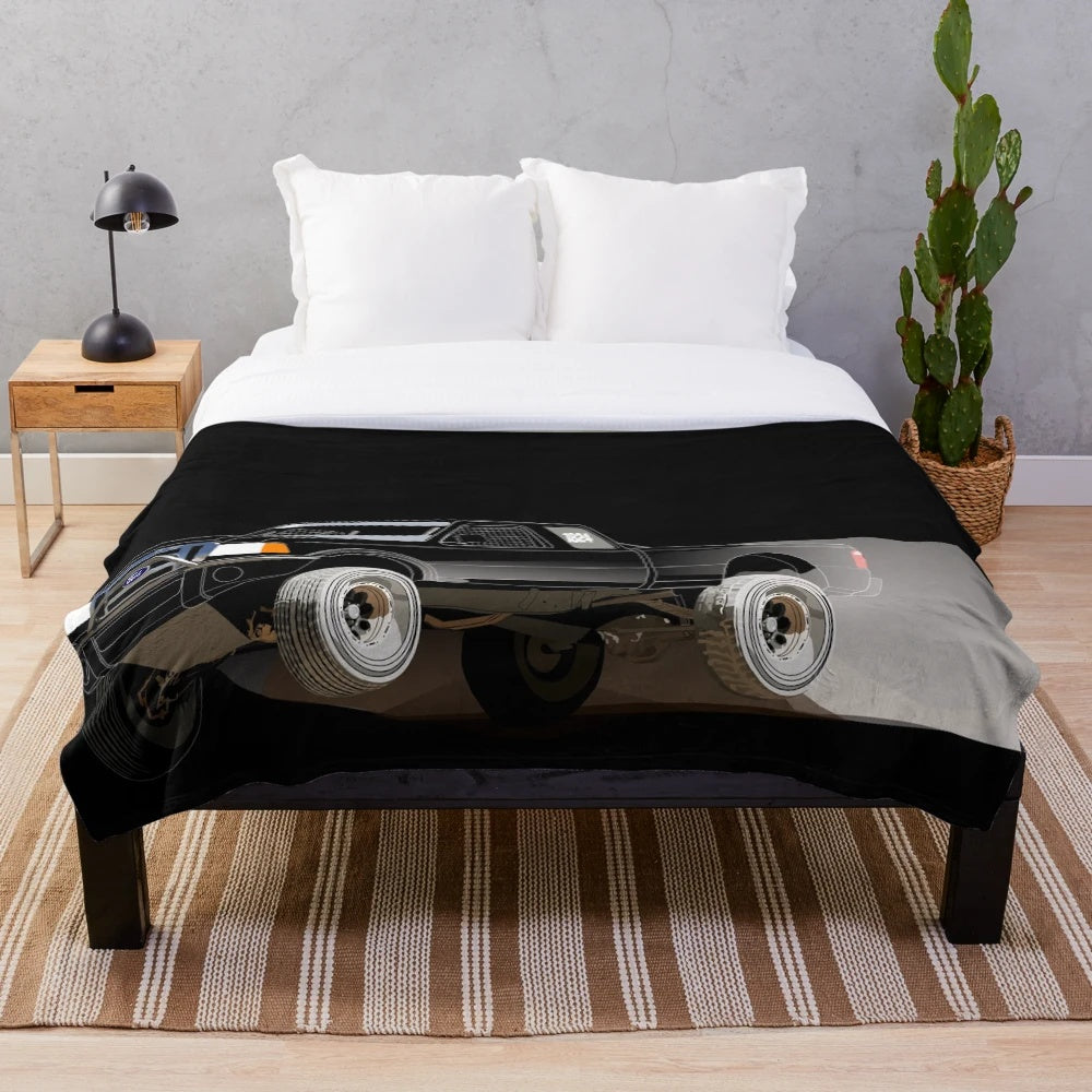 Plush blanket featuring the Ford Ranger design for outdoor adventures