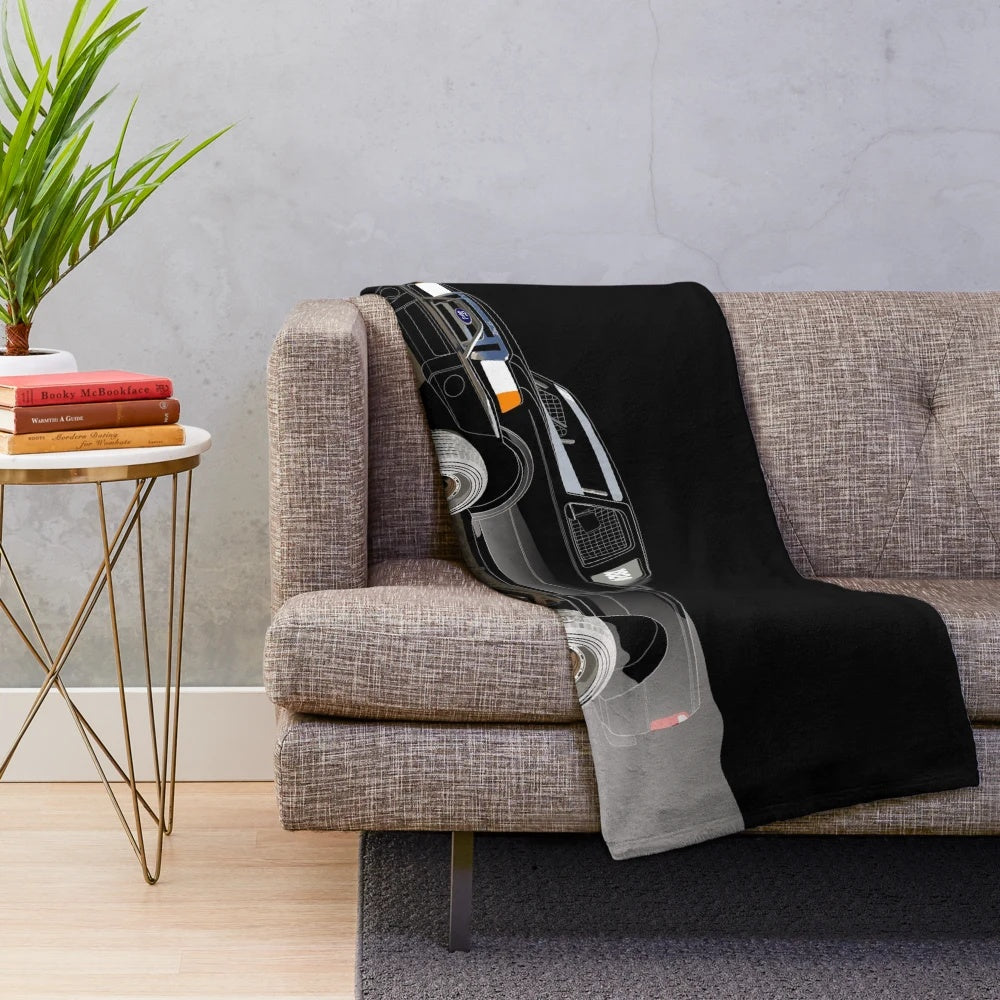 Plush blanket featuring the Ford Ranger design for outdoor adventures