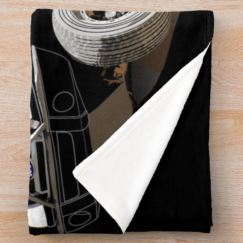 Plush blanket featuring the Ford Ranger design for outdoor adventures