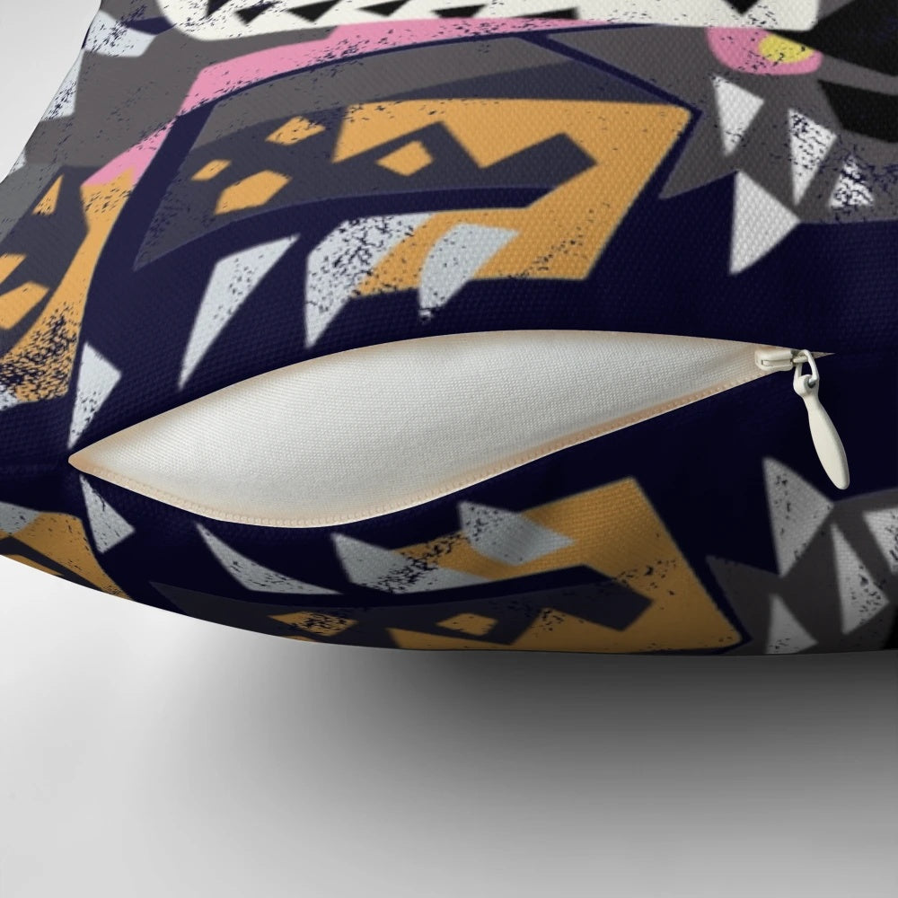 Monster Hunter-inspired Ruiner Nergigante Kanji design printed on a plush pillow