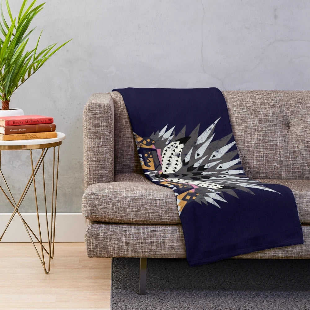 Ruiner Nergigante inspired plush blanket for Monster Hunter World: Iceborne fans