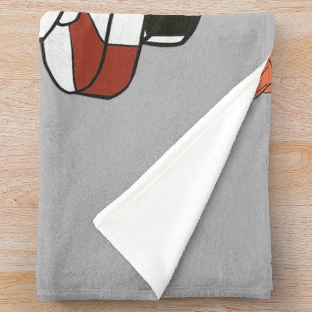 Runa Yomozuki inspired anime plush blanket with gambling themed design