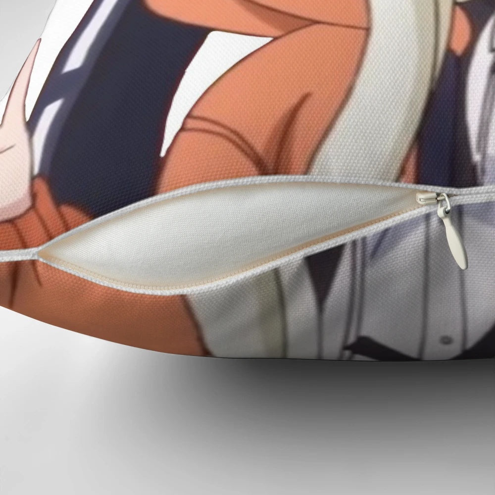 Runa Yomozuki, the smiling anime girl from Kakegurui, printed on a soft, comfortable pillow