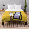 Russell Westbrook Lakers Inspired Plush Blanket