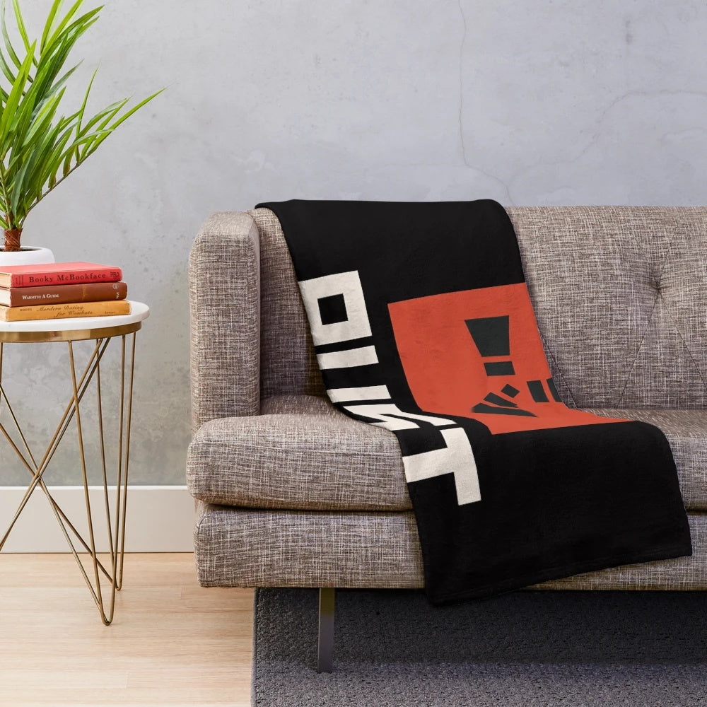Rust game logo plush blanket