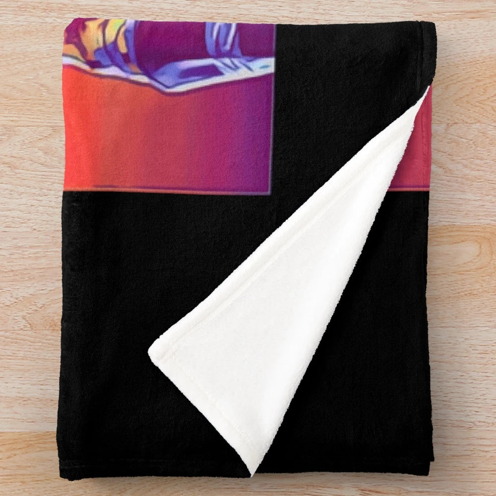 Rust Game Plush Blanket featuring the game's recognizable hazmat suit design