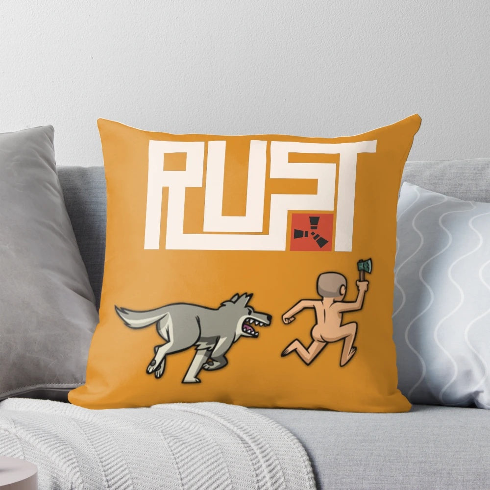Rust Players Pillow - Soft, Comfortable Pillow Featuring Rust Game Designs