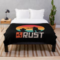 Rust Game Poster The Execution Plush Blanket