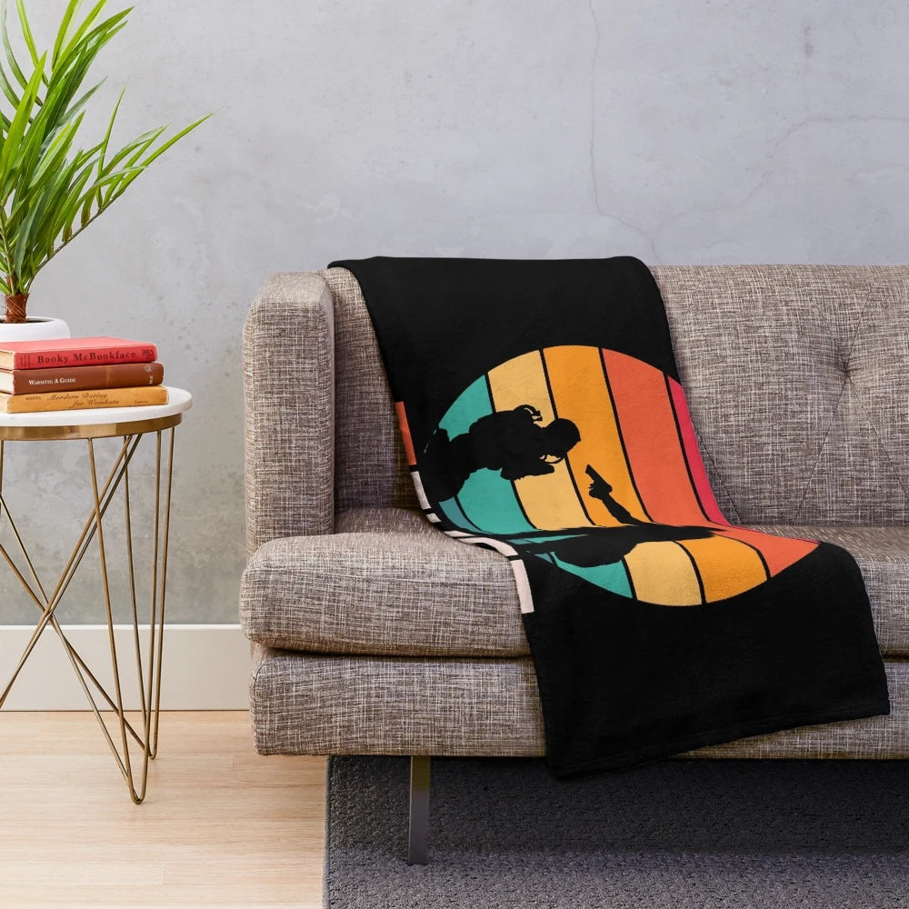 Rust Game Poster The Execution Plush Blanket
