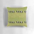 Soft, plush pillow featuring a photographic image of a belted galloway cow, a breed of cattle known for its distinctive white belted pattern.