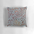 Rustic tooled leather pattern decorative pillow