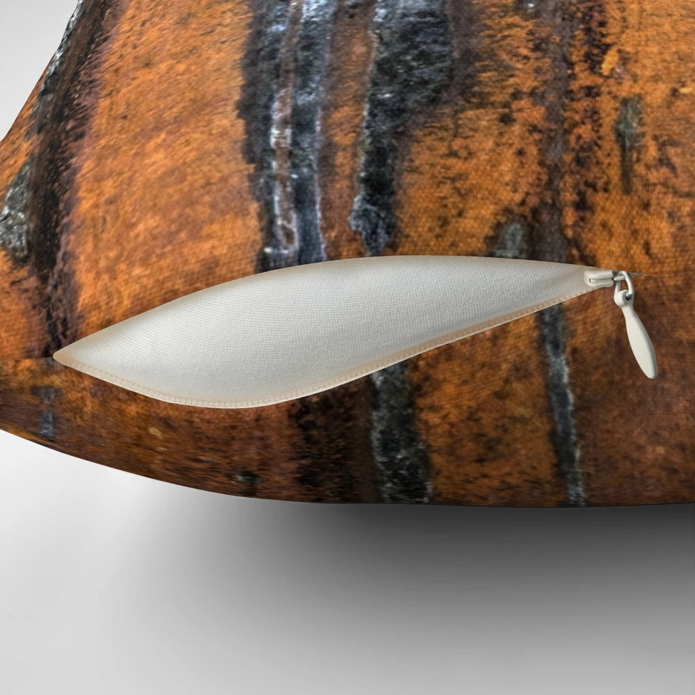 Rusty Pillow - A unique ceramic travel cup with a rusty, distressed finish perfect for coffee, tea, and cocoa.