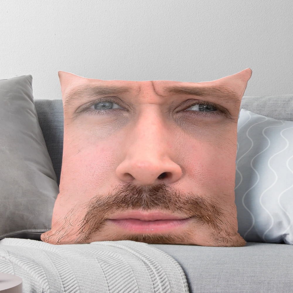 Stylish Ryan Gosling Throw Pillow - Soft, High-Quality Home Decor Accent