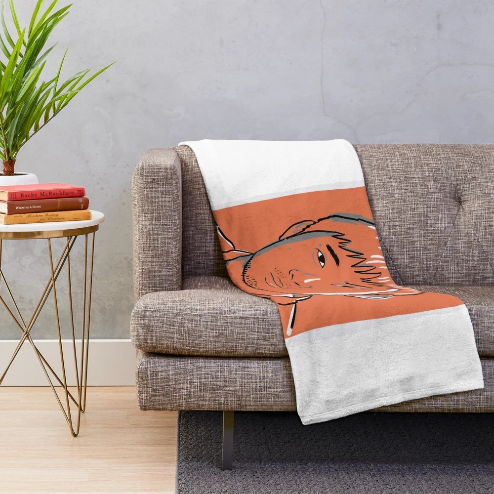 Ryusuke Hamaguchi inspired plush blanket for movie enthusiasts